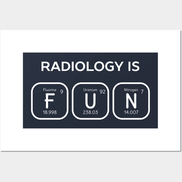 Radiology Is Fun Periodic Table Wall Art by happinessinatee